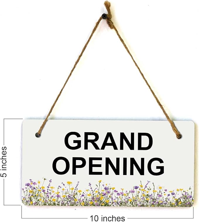 Signs ByLITA Wildflower Meadow Personalized Hanging Wall or Door Sign | Custom - Image 7