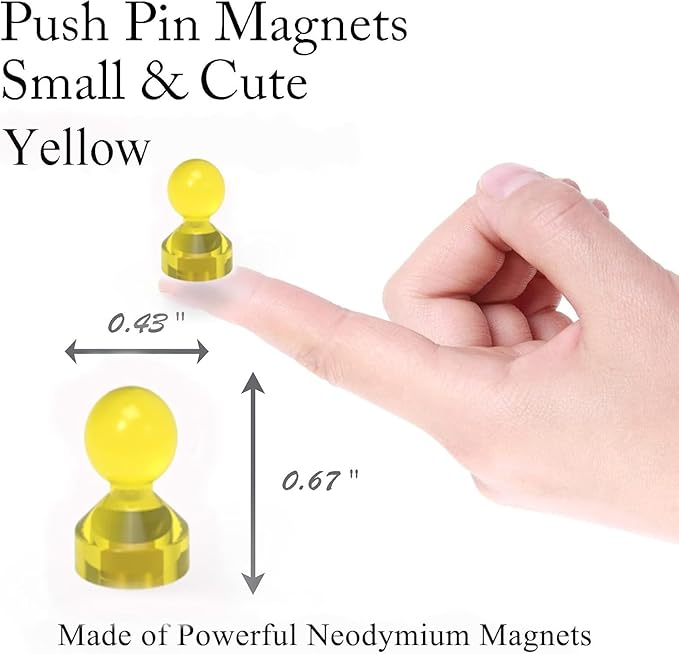 MHDMAG Magnetic Push Pins Powerful Push Pin Magnets - Image 2