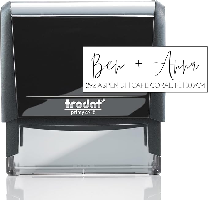 Self Inking Modern Address Stamps | Custom Return Address Stamper by 904Custom