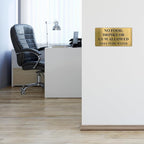 SmartSign Custom Brass Sign - Image 2