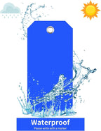 500 Plastic Shipping Tags with Wire - Image 3