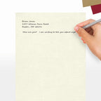 LUXPaper 8.5" x 11" Classic Linen Paper | Letter Size | Natural White | 70lb. - Image 5