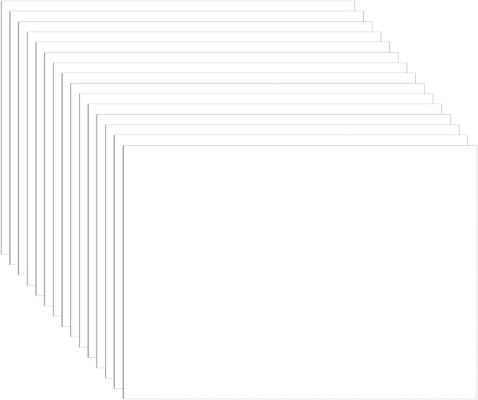 Guakicae 60 Sheets White Cardstock 5 x 7 Thick Paper, 300gsm/110lb Heavyweight by Guakicae