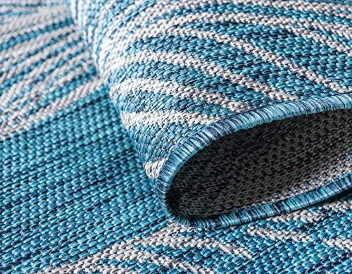 unique loom outdoor botanical collection area rug on a desk or shelf
