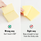 HappyHapi Sticky Notes 3x3 Inches Bulk 36 Pack 3600 Sheets Colored Self-Stick - Image 5