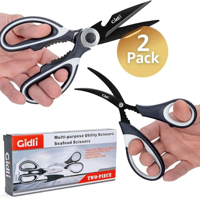 Titanium Coated Kitchen Shears by Gidli - Image 8