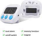 Weewooday 12 Pcs Digital Kitchen Magnetic Timer Bulk Classroom Count up - Image 3