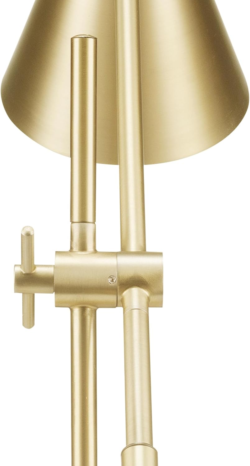globe electric x novogratz 52887 18" desk lamp showing dimensions