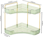 Trdongxu 2-Tier Corner Bathroom Organizer Countertop - Image 2