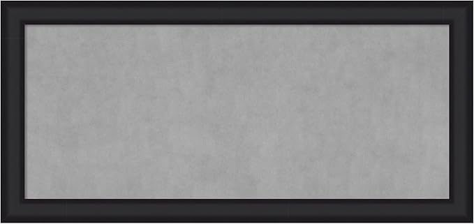 Amanti Art Black Framed Magnetic Board 25x53 Oversize Vision Board by AmantiArt