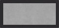 Amanti Art Black Framed Magnetic Board 25x53 Oversize Vision Board by AmantiArt