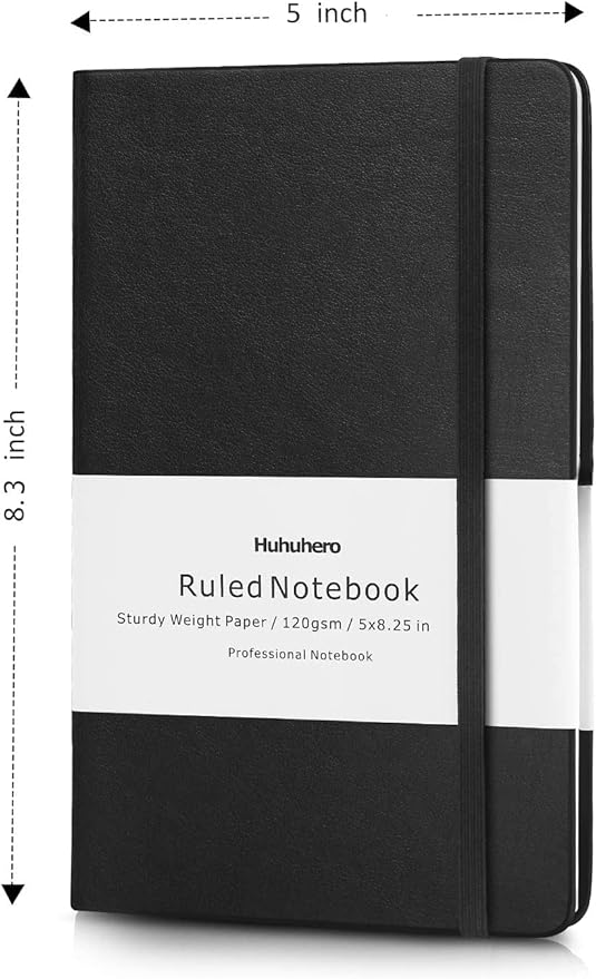 Huhuhero 10 Pack Lined Journal Notebook, 120Gsm College Ruled Thick Paper - Image 5
