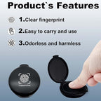 Fingerprint Ink Pad 2 Pack Black Thumbprint Ink Pad - Image 3