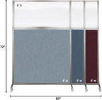 Versare Hush Screen Portable Room Divider | Workstation Wall Divider | - Image 8