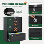 letaya 3 drawer file cabinets with lock,metal lateral, package contents