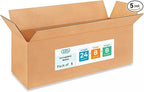 Long Moving & Shipping Boxes 24 x 8 x 8 inches by IDLPackaging