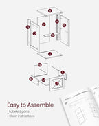VASAGLE File Cabinet, Filing Cabinet - Image 9
