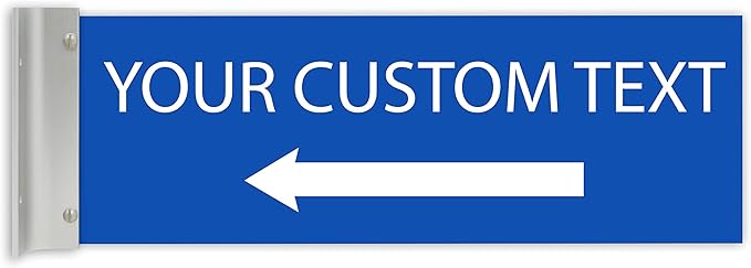 ALPHA DOG SIGNS Custom Projecting Hallway Sign, Personalized Indoor Outdoor by AlphaDog