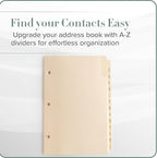 Gallery Leather A-Z Dividers for 3 Ring Binder - Image 2
