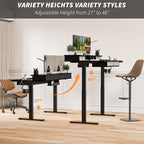 Kingant 63 x 30 Inch Electric Standing Desk - Image 7