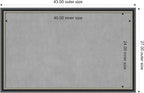 Amanti Art Black Framed Magnetic Board 27x43 Large Vision Board - Image 3