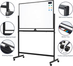 TSJ OFFICE Large Rolling Whiteboard - Image 3