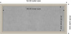 Amanti Art Silver Framed Magnetic Board 24x52 Oversize Vision Board - Image 3