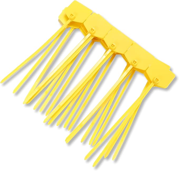 Waterproof Shipping Tags, Nylon Writable Marker Ties Luggage Identification Tags - Image 5