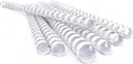 PAVO Premium 10 mm A4 21 Ring Plastic Binding Combs - White (Pack of 100)