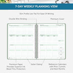Planner Pad Spiral Bound 3-Tier Funnel Down 12 Month Organizer, October 2025 – - Image 3
