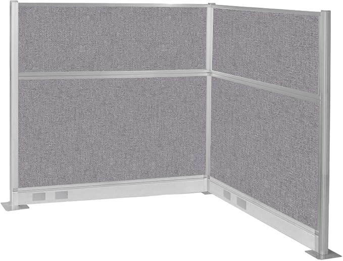 Versare Pre-Configured Hush Panel Electric Cubicle | Workstation Divider Walls by VERSARE