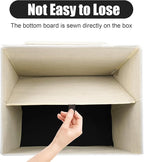 Large 17" 42 Quarts Collapsible Stackable Storage Bins - Image 4