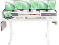 Claiks Standing Desk with Drawers, Adjustable Stand Up Electric Standing Desk by CLAIKS