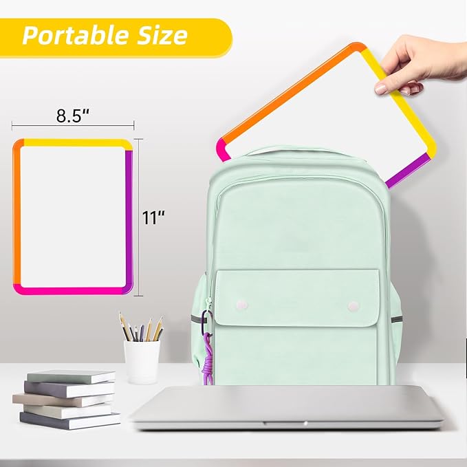VUSIGN Small White Board Dry Erase, 8.5''x11'' Magnetic Dry Erase Board - Image 5