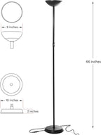Brightech SkyLite LED Floor lamp, Torchiere Super Bright Floor Lamp - Image 2