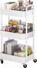 Sywhitta 3-Tier Plastic Rolling Utility Cart by haseverythingyouneed