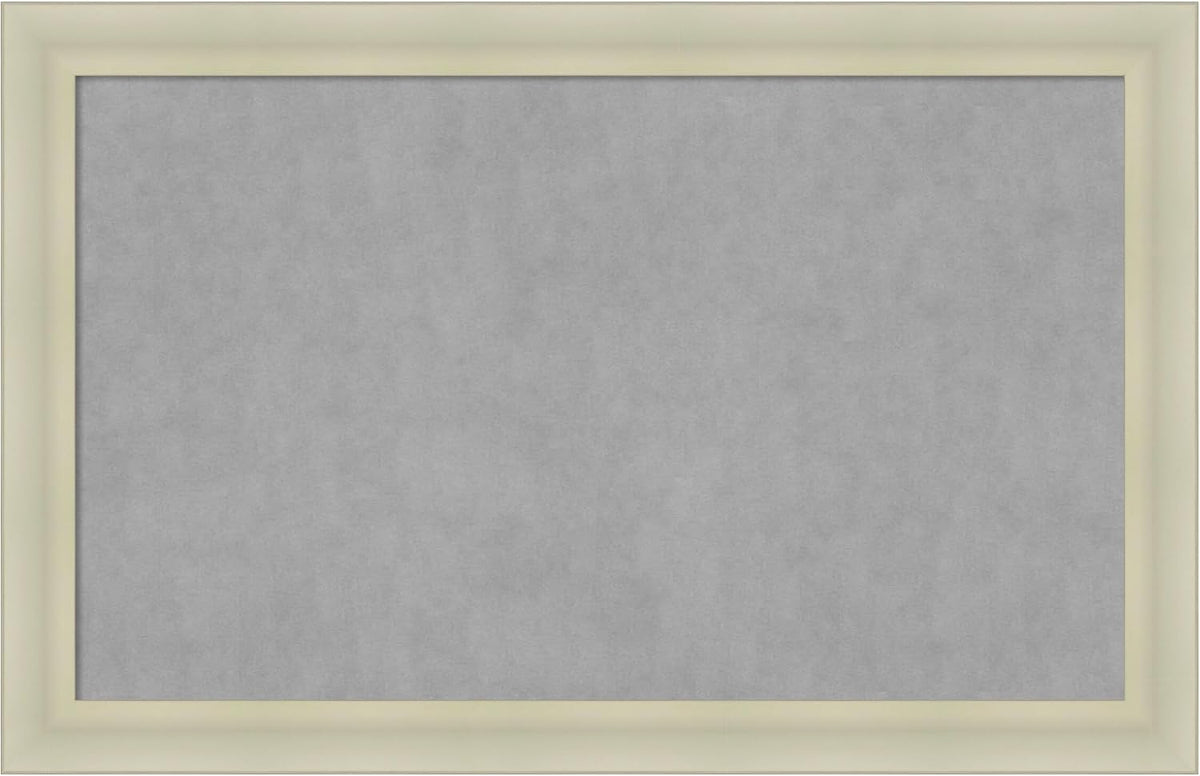 Amanti Art Silver Framed Magnetic Board 29x45 Large Vision Board