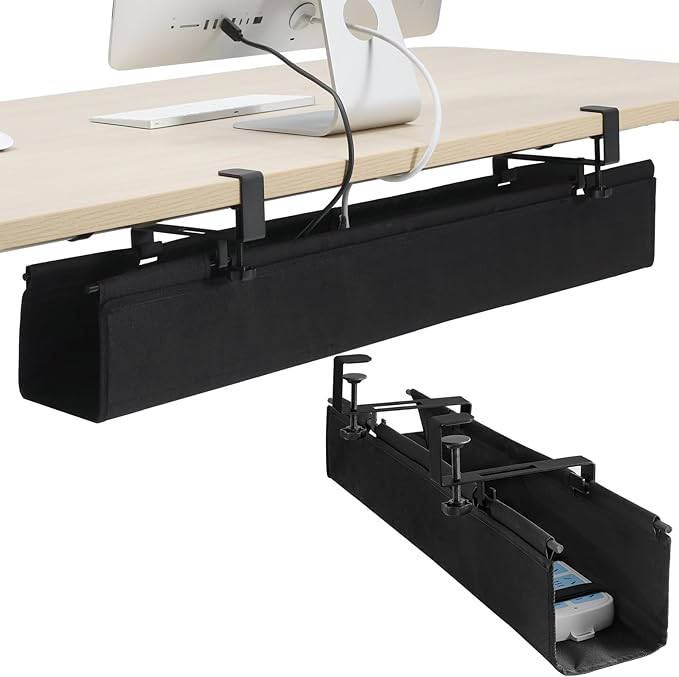 MAXECHO Under Desk Cable Management Tray 36" by MAXECHO