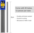 Coopay 960 Pieces Lead Refills 0.7 mm HB Break Resistant Mechanical Pencil - Image 3