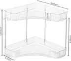Trdongxu 2-Tier Corner Bathroom Organizer Countertop - Image 2