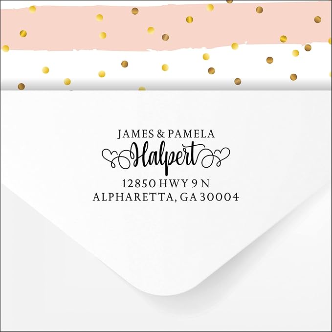 PrettySweetParty Self Inking Return Address Stamp - Image 3