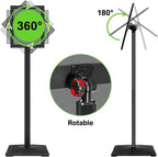 INNOVSIGN Heavy Duty Adjustable Pedestal Poster Sign Stand, 11x17 Aluminum Open - Image 4