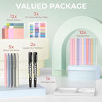 Nicpro 62 PCS Aesthetic Book Annotation Kit - Image 2