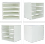 PAG Mail Sorter Organizer, Wood Countertop Literature Organizer, Office - Image 2