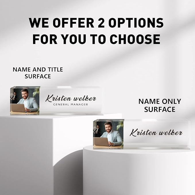 Desk Name Plate Personalized, Custom Name Plates - Image 2
