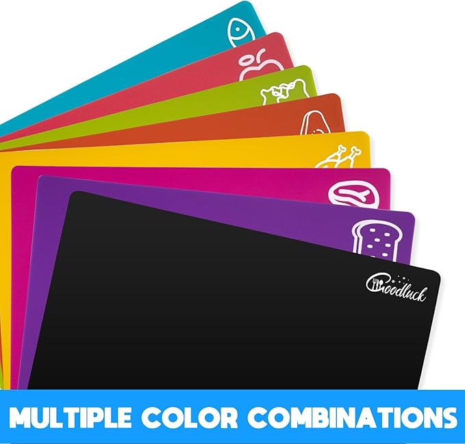 GoodLuck 10 Pieces Flexible Cutting Boards - Image 3