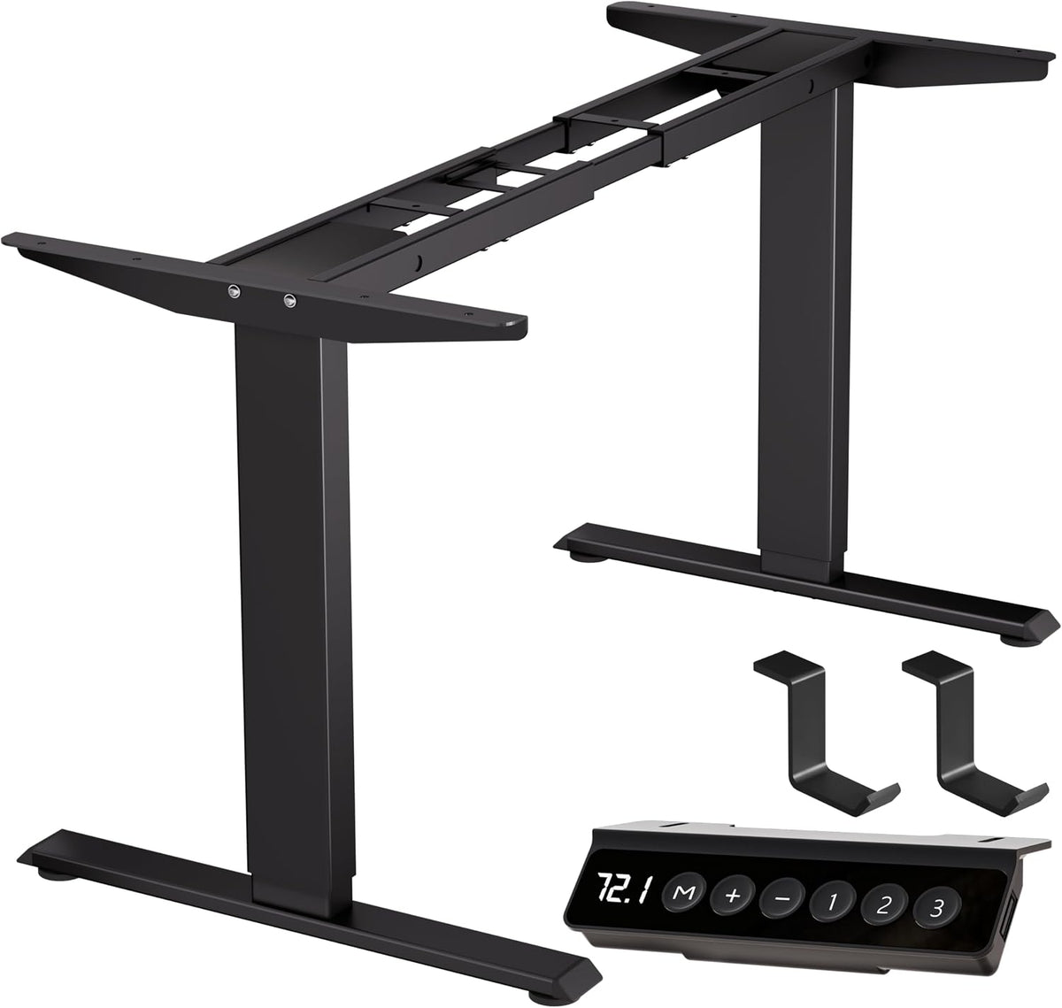 BIZUM Standing Desk Frame Dual Motor, Standing Desk Legs Up to 47.2", Computer