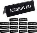 14 Pcs Reserved Table Signs, Reserved Table Signs Acrylic Reserved Table Tent by Tobeelec