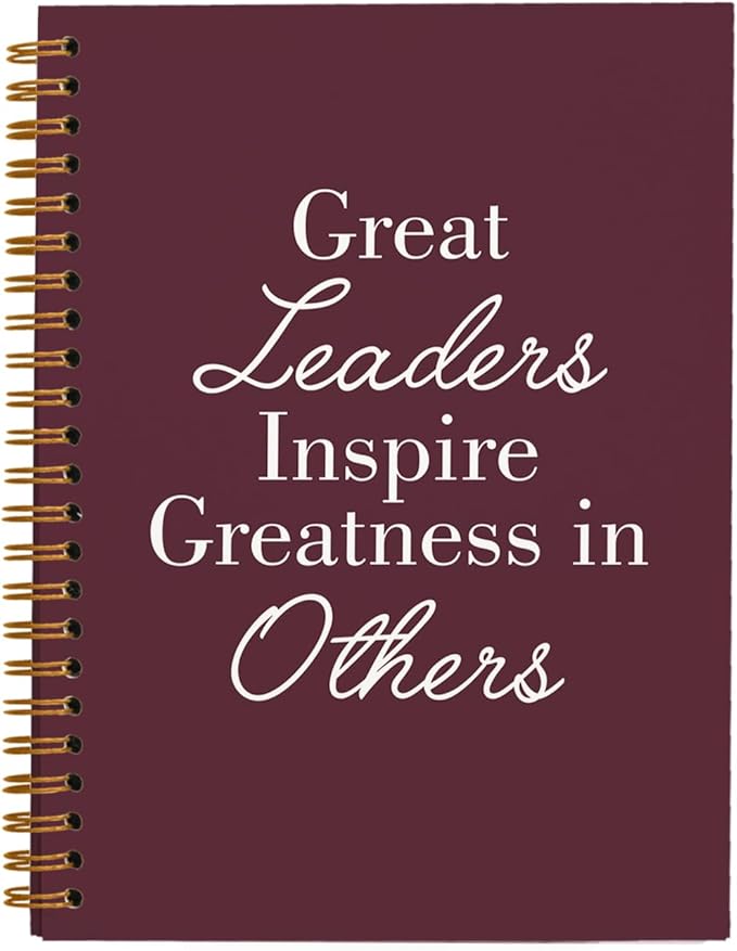 OXW Burgundy Notebooks for Work, Employee Appreciation Gifts, Leadership Gifts by Unknown