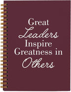 OXW Burgundy Notebooks for Work, Employee Appreciation Gifts, Leadership Gifts by Unknown